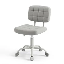 Modern tűzött mintás szürke irodai és munkaszék MMK-01S