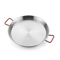 Polírozott acél paella serpenyő 34 cm 8412595100348