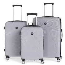 3 részes keményfedeles bőrönd szett szürke 6XM2V59653-SZ