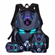 3 részes Futurisztikus Mecha Hátizsák Szett 6WM455KK10
