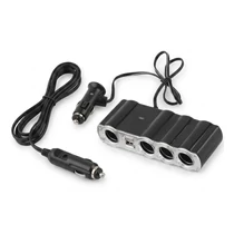 In-Car autós szivargyújtó elosztó 2 USB csatlakozóval WF4008