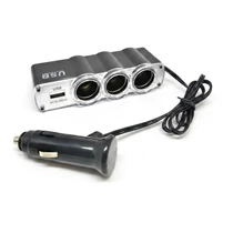 In-Car autós szivargyújtó elosztó USB csatlakozóval WF0120
