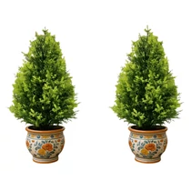 Valósághű műfenyő szett 2 db 45 cm 79M415K076