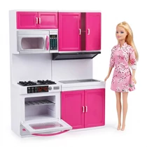 My Happy Kitchen – Modern Elemes Konyhai Játékszett Babával MHK-01M