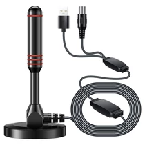 Kompakt Beltéri Digitális TV Antenna (Erősítővel, 5m kábellel) holm8739