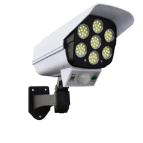 Napelemes, Mozgásérzékelős Kültéri LED Fali Lámpa holm8791