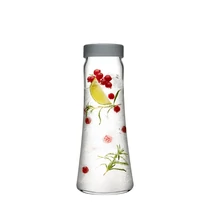 Pasabahce Házi Karaf és Üveg Kancsó Szürke Műanyag Tetővel (1000 ml) 1007287