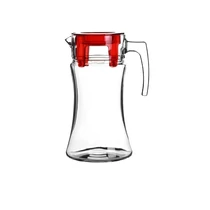 Pasabahce Azur Prémium Üveg Kancsó Piros Műanyag Fedéllel (1,4 l) 1007351