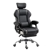 GamerElegance lábtartós szék fekete holm8091