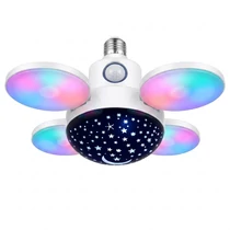 Összecsukható RGB LED Lámpa beépített Bluetooth Hangszóróval LEDL-01RGB