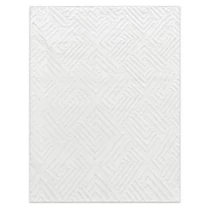 Fehér modern mintás szőnyeg 200 x 290 cm DELUX-3