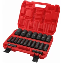 Kraft&Dele 20 részes Ütődugókulcs készlet 1/2" 10-38 mm KD11794