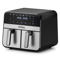 Kraft&Dele AIRFRYER 9L 2500W KÉT REKESZES FRITŐZ 4,5L + LCD KD4180