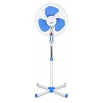 Álló ventilátor kék-fehér kivitelben – állítható magassággal VKF1