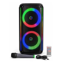 Bluetooth hangfal RGB LED világítással, mikrofonnal és távirányítóval YR-8801