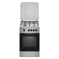 Hunor TG5640-I gáztűzhely, inox, fémtetővel, 50x60cm KLAS-TUZ-008