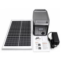 Napelemes hordozható energiatároló szett – solar panellel és töltőadapterrel KL25-2013