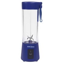 Kraft&Dele akkumulátoros turmixgép – 400 ml, USB-C töltéssel, 2 × 3000 mAh, kék KD4174