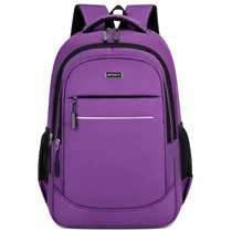 Többrekeszes laptop- és iskolai hátizsák lila színben 65116-2