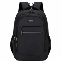 Többrekeszes laptop- és iskolai hátizsák fekete színben 65116-4