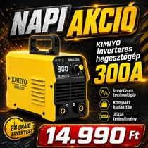 KIMIYO Inverteres Hegesztőgép – 300A CH24-5