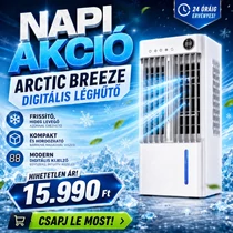 Arctic Breeze FC102 digitális léghűtő távirányítóval HOLM20205