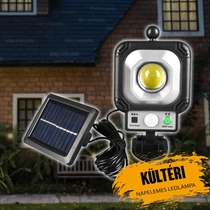 Kültéri napelemes LED lámpa JX-966B