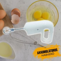 Vezeték nélküli, akkumulátoros kézi habverő Vezeték nélküli, akkumulátoros kézi habverő