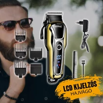 Kemei akkumulátoros hajvágó digitális kijelzővel KM1990