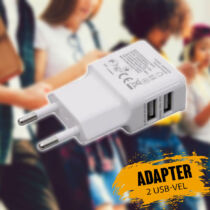Feitun hálózati adapter - 2 USB csatlakozóval - AG0004