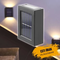 LED solár kültéri fali lámpa