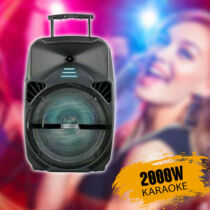 Kimiso karaoke hangfal mikrofonnal 2000W QS-1501