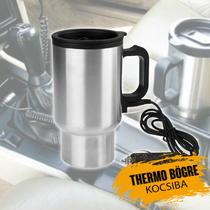 Autós elektromos thermo bögre, szivargyújtós csatlakozóval