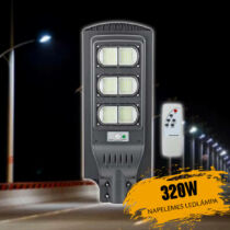 Napelemes utcai lámpa 320W távirányítóval 55DK320W