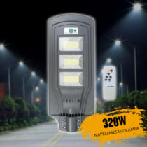 Napelemes utcai lámpa 320W távirányítóval GHC320W