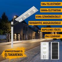 Napelemes utcai lámpa 100W JD19100