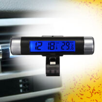 Autós digitális óra hőmérővel
