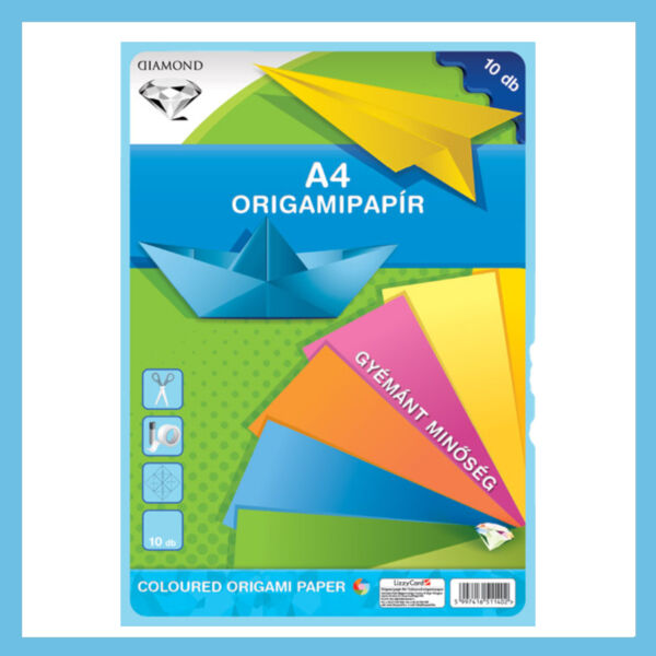 Origamipapír A4 10 lap      565