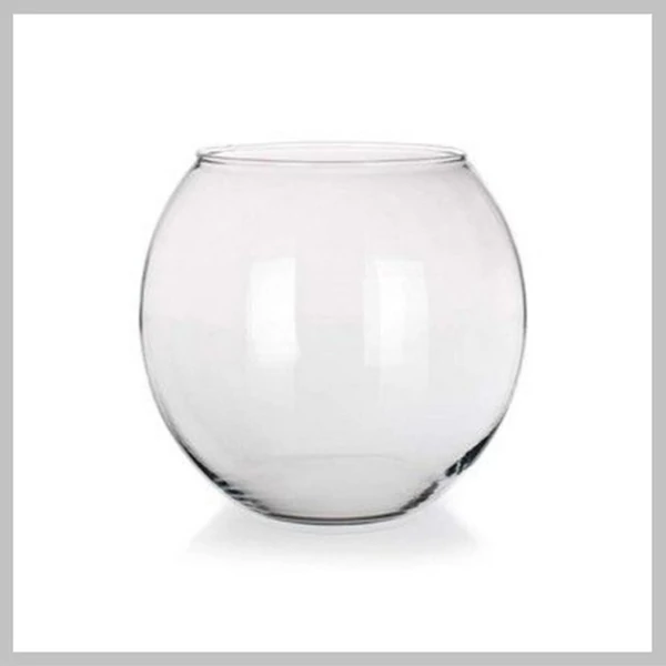 Váza GLOBE, 21,5 cm, átlátszó üveg 1830010