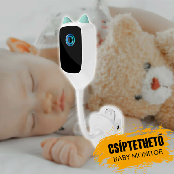 Felcsíptethető baby monitor – telefonos applikációval