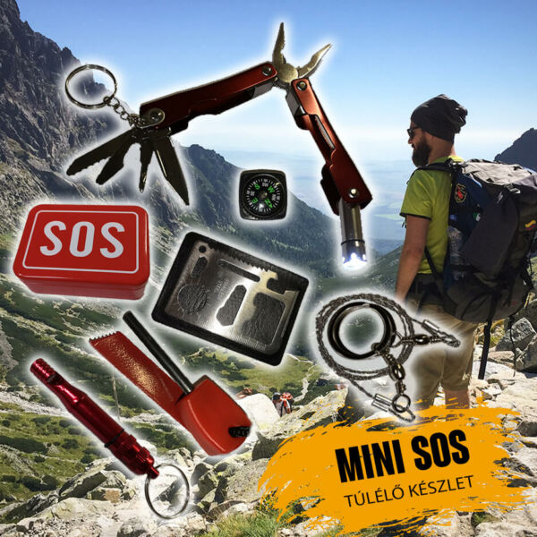 Mini SOS túlélő készlet