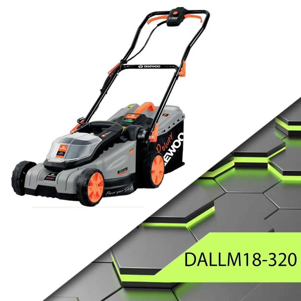 Daewoo Akkus Fűnyíró DALLM18-320 (akku és töltő nélkül)