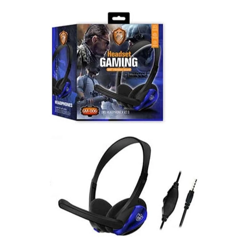 Gaming Headset Fejhallgató Szuper basszus tiszta hang gm-006