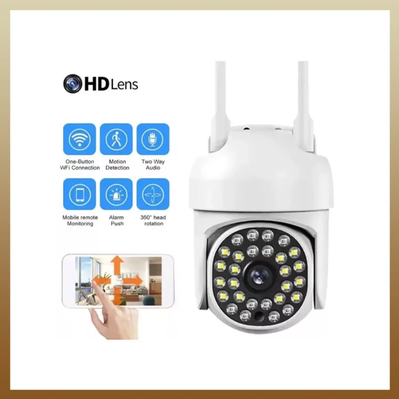 JORTAN WIFI IP INTELLIGENS KAMERA, 8 LED, SZÍNES - JT-8161QJ