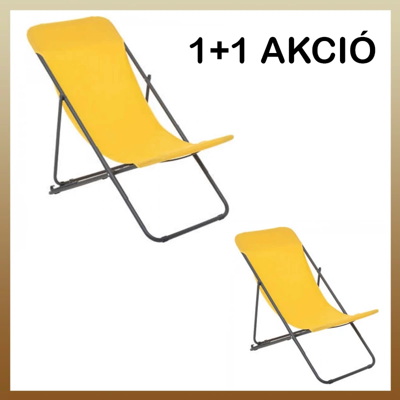 INTEX összecsukható napozószék mustársárga ZT-197941-akcio