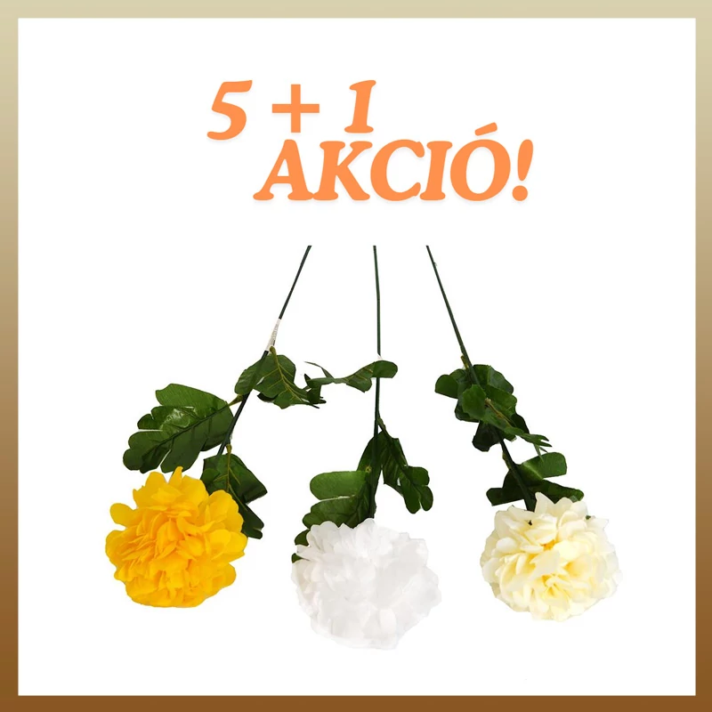 Krizantém szálas 64cm 5+1 AKCIÓ 50607