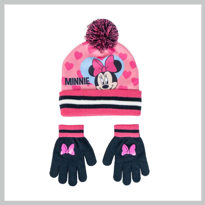 3 részes Minnie Mouse sapka szett   2200010264