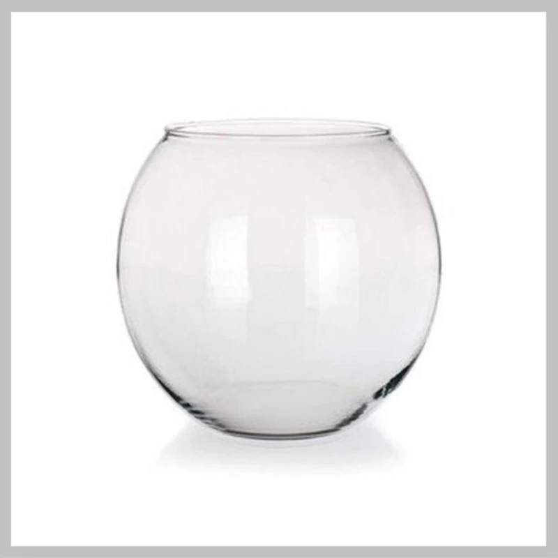 Váza GLOBE, 21,5 cm, átlátszó üveg 1830010