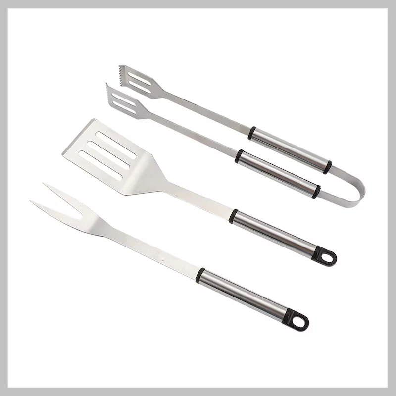 HAPPY GREEN BBQ grillkészlet, 3 db,  38 cm 5012057-A