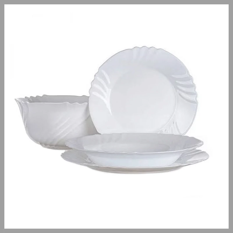 Üveg tányér szett EBRO 19 részes 05402404